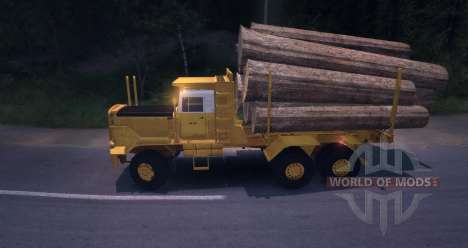 Hayes HQ 142 (HDX) Logging Truck для Spin Tires