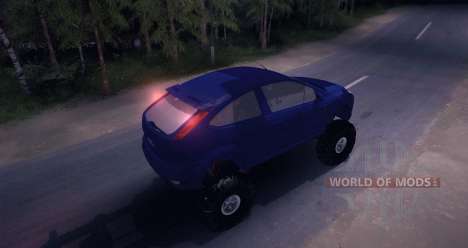 Ford Focus 2 OffRoad для Spin Tires