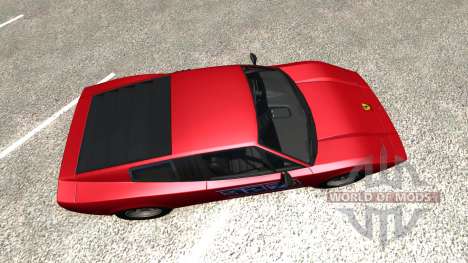 Civetta Bolide Ferrari Red для BeamNG Drive