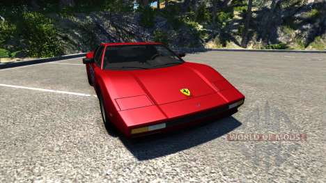 Civetta Bolide Ferrari Red для BeamNG Drive