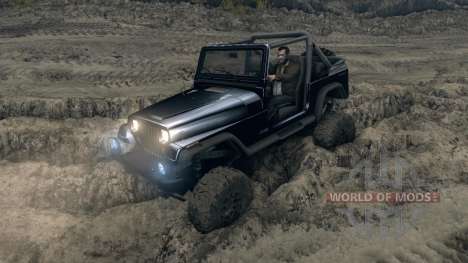 Jeep Wrangler YJ Sahara для Spin Tires
