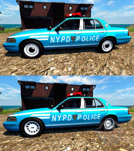 Ford Crown Victoria NYPD для BeamNG Drive