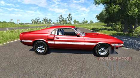 Ford Mustang Shelby GT500 428 Cobra Jet 1969 для BeamNG Drive