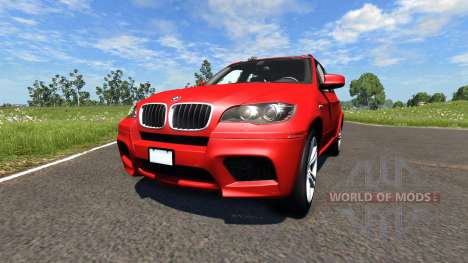 BMW X5M Red для BeamNG Drive