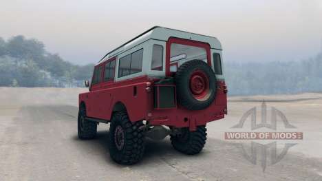 Land Rover Defender Red для Spin Tires
