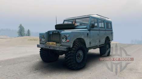 Land Rover Defender Blue для Spin Tires