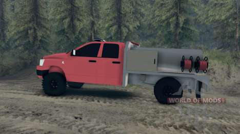 Dodge Ram 1500 brush truck для Spin Tires