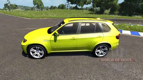 BMW X5M Yellow для BeamNG Drive