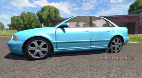 Audi S4 2000 [Pantone Blue 0821 C] для BeamNG Drive