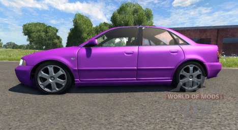 Audi S4 2000 [Pantone Purple C] для BeamNG Drive