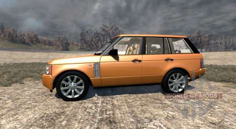 Range Rover Supercharged 2008 [Orange] для BeamNG Drive