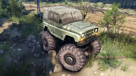 УАЗ-469 Monster Truck v2 для Spin Tires