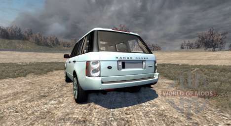 Range Rover Supercharged 2008 [White] для BeamNG Drive