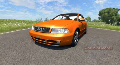 Audi S4 2000 [Pantone Orange 021 C] для BeamNG Drive