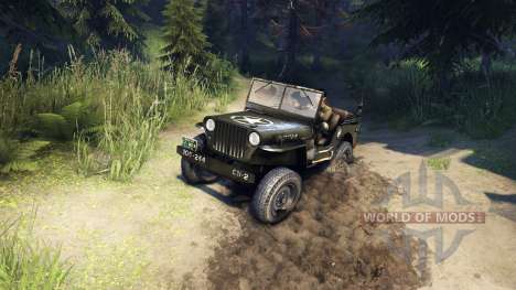 Jeep Willys для Spin Tires