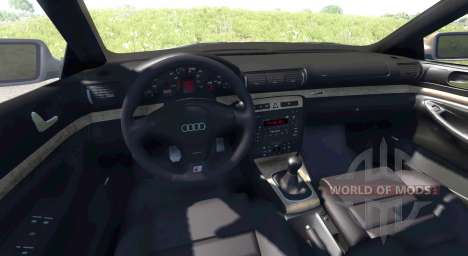 Audi S4 2000 [Pantone Black 5 C] для BeamNG Drive