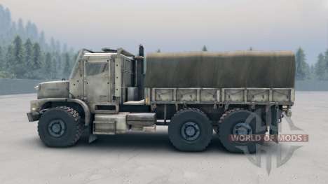 Oshkosh MTVR MK23 wheels v1 для Spin Tires