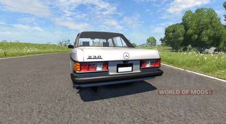 Mercedes-Benz 230 W123 для BeamNG Drive