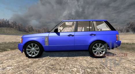 Range Rover Supercharged 2008 [Blue] для BeamNG Drive