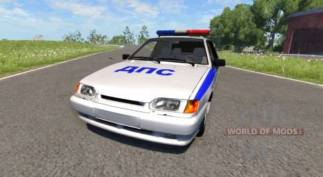 ВАЗ-2115 Полиция для BeamNG Drive