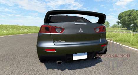 Mitsubishi Lancer Evolution X для BeamNG Drive