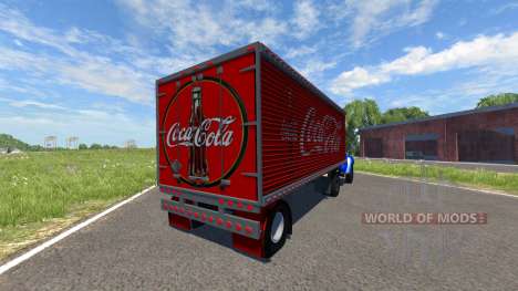 ЗиЛ-130В1 с полуприцепом Coca-Cola для BeamNG Drive
