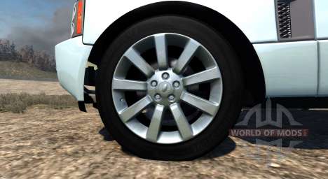 Range Rover Supercharged 2008 [White] для BeamNG Drive