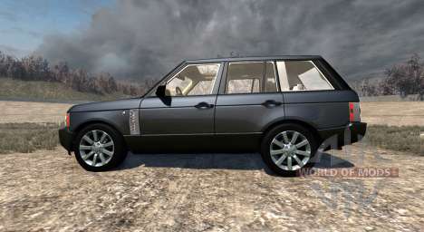 Range Rover Supercharged 2008 [Black] для BeamNG Drive