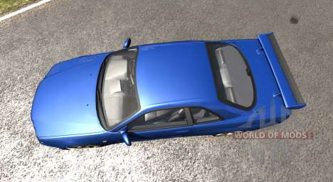 Nissan Skyline R34 для BeamNG Drive