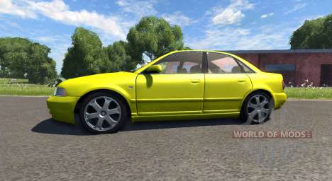 Audi S4 2000 [Pantone Yellow 012 C] для BeamNG Drive