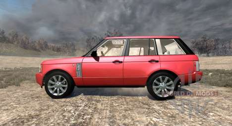 Range Rover Supercharged 2008 [Red] для BeamNG Drive