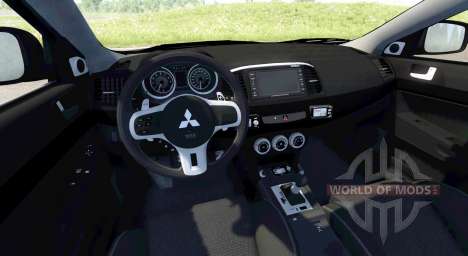 Mitsubishi Lancer Evolution X для BeamNG Drive