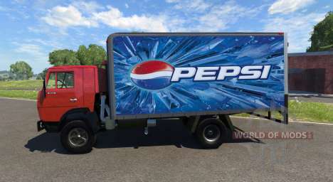 КамАЗ-5325 Pepsi для BeamNG Drive