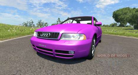 Audi S4 2000 [Pantone Purple C] для BeamNG Drive