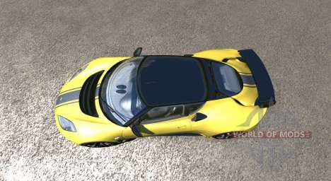 Lotus Evora GTE 2011 [Yellow] для BeamNG Drive