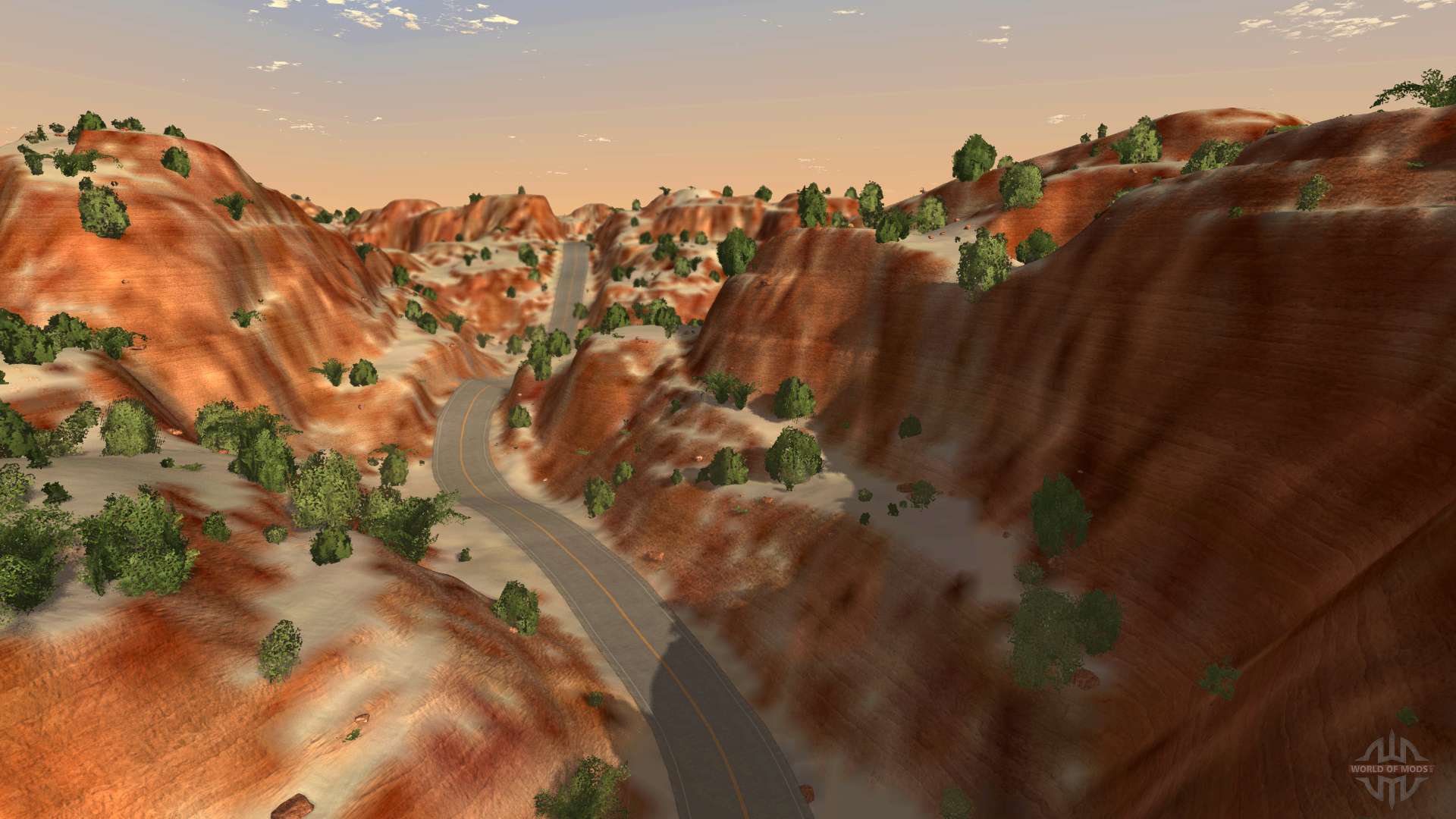Локация -Каньон- для BeamNG Drive
