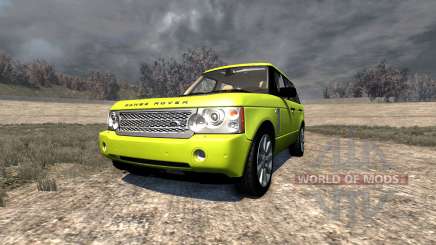 Range Rover Supercharged 2008 [Yellow] для BeamNG Drive