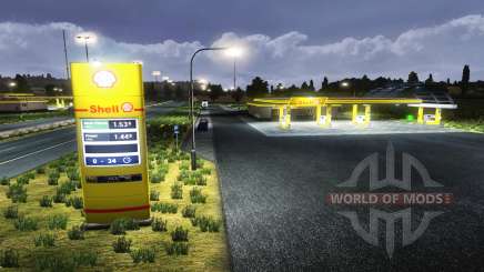 Европейские автозаправочные станции для Euro Truck Simulator 2