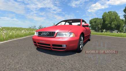 Audi S4 2000 [Pantone Red 032 C] для BeamNG Drive