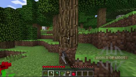 Облегченная добыча древесины для Minecraft