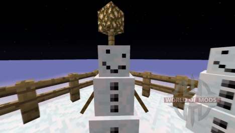 Снеговики спавнятся для Minecraft