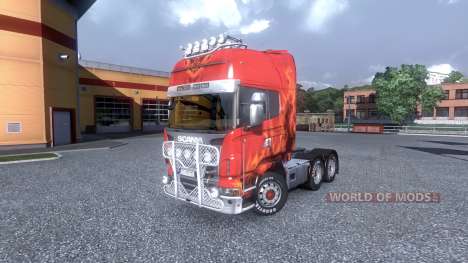 Интерьер для Scania -Beach- для Euro Truck Simulator 2