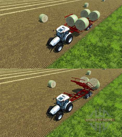 Подборщик  круглых тюков для Farming Simulator 2013