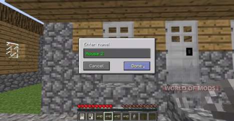 Дверной код для Minecraft