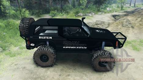 Jeep Cherokee XJ v1.1 Rough Country black для Spin Tires