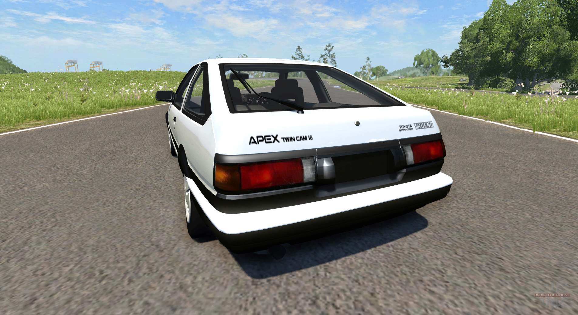 Toyota AE86 Sprinter Trueno для BeamNG Drive