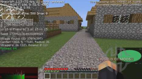 Информация о деревнях для Minecraft