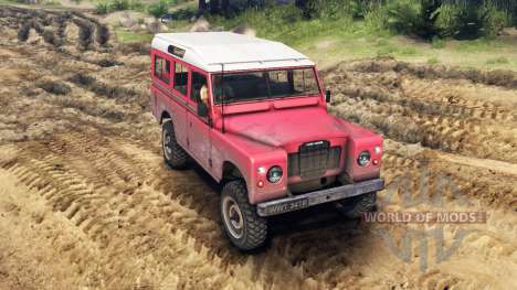 Land Rover Defender Red для Spin Tires
