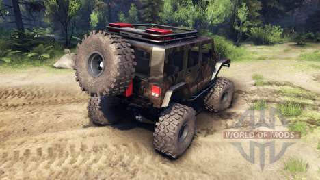 Jeep Wrangler Unlimited SID Fabtech для Spin Tires