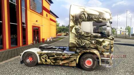 Окрас -Sebus Joker- на тягач Scania для Euro Truck Simulator 2